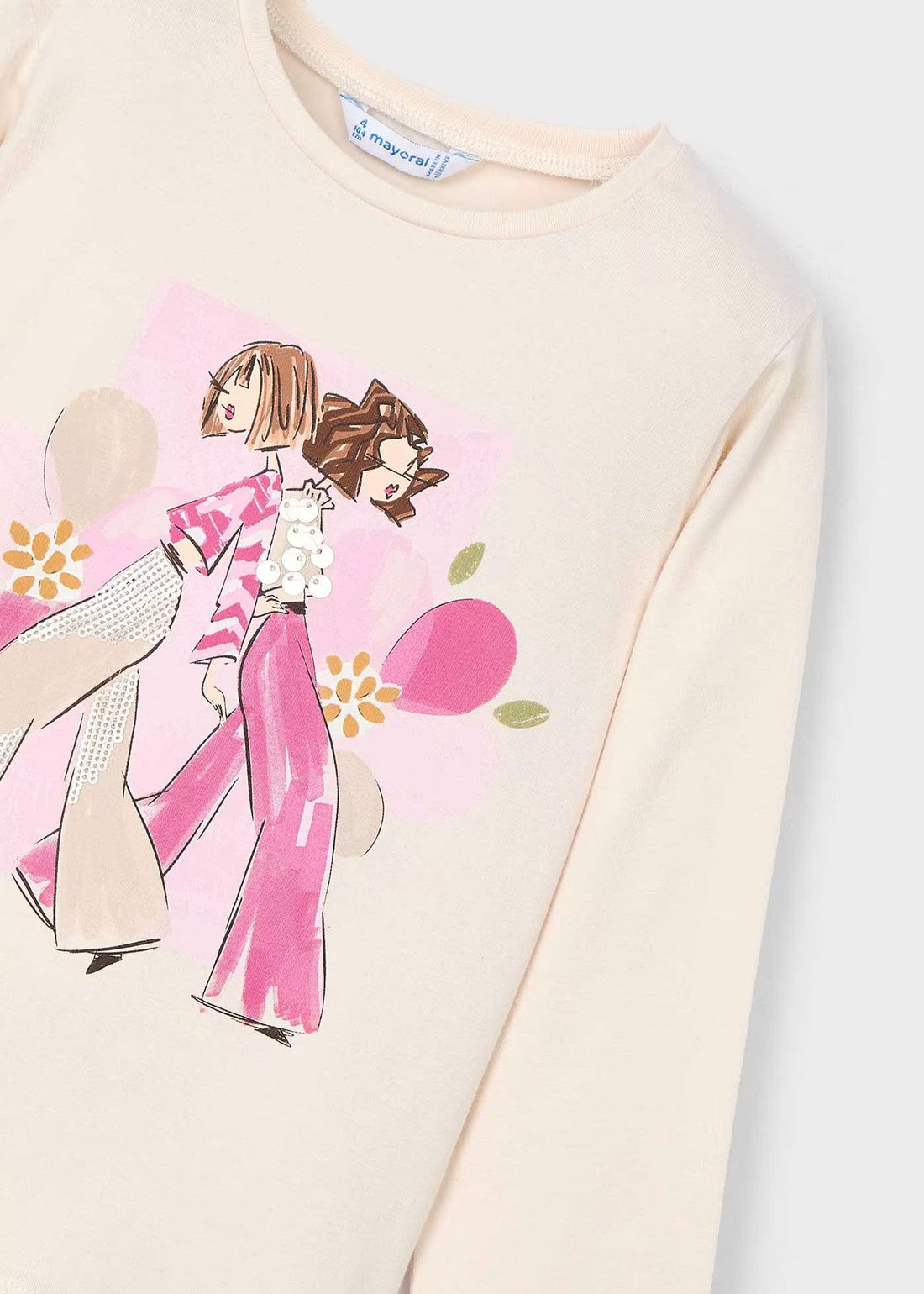 Camiseta Trendy Rosado Niña