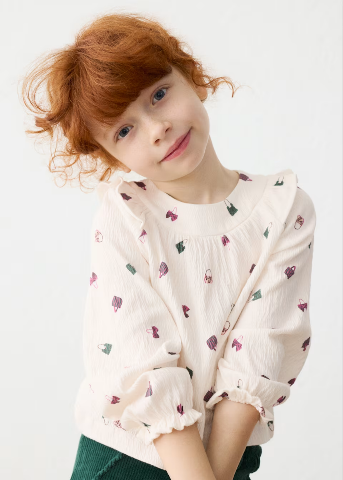 Blusa Bambula Estampado Crudo