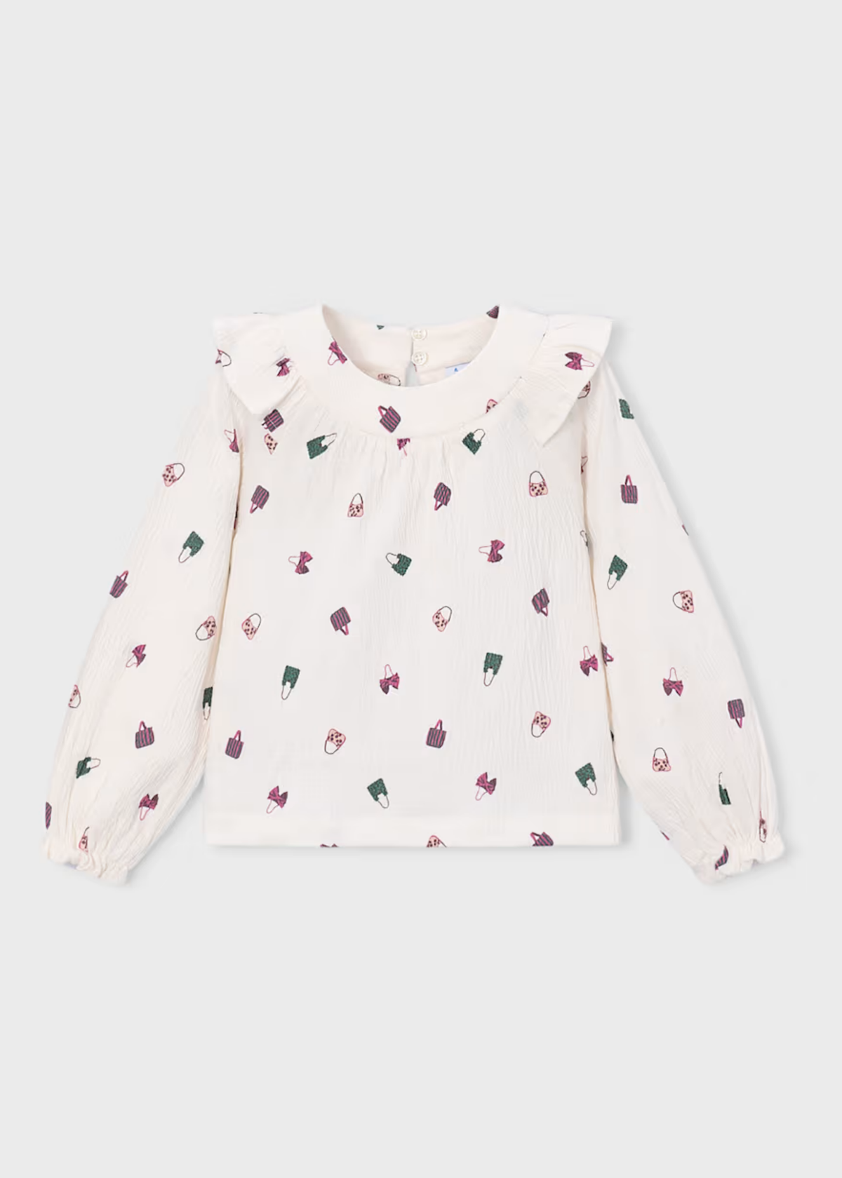 Blusa Bambula Estampado Crudo