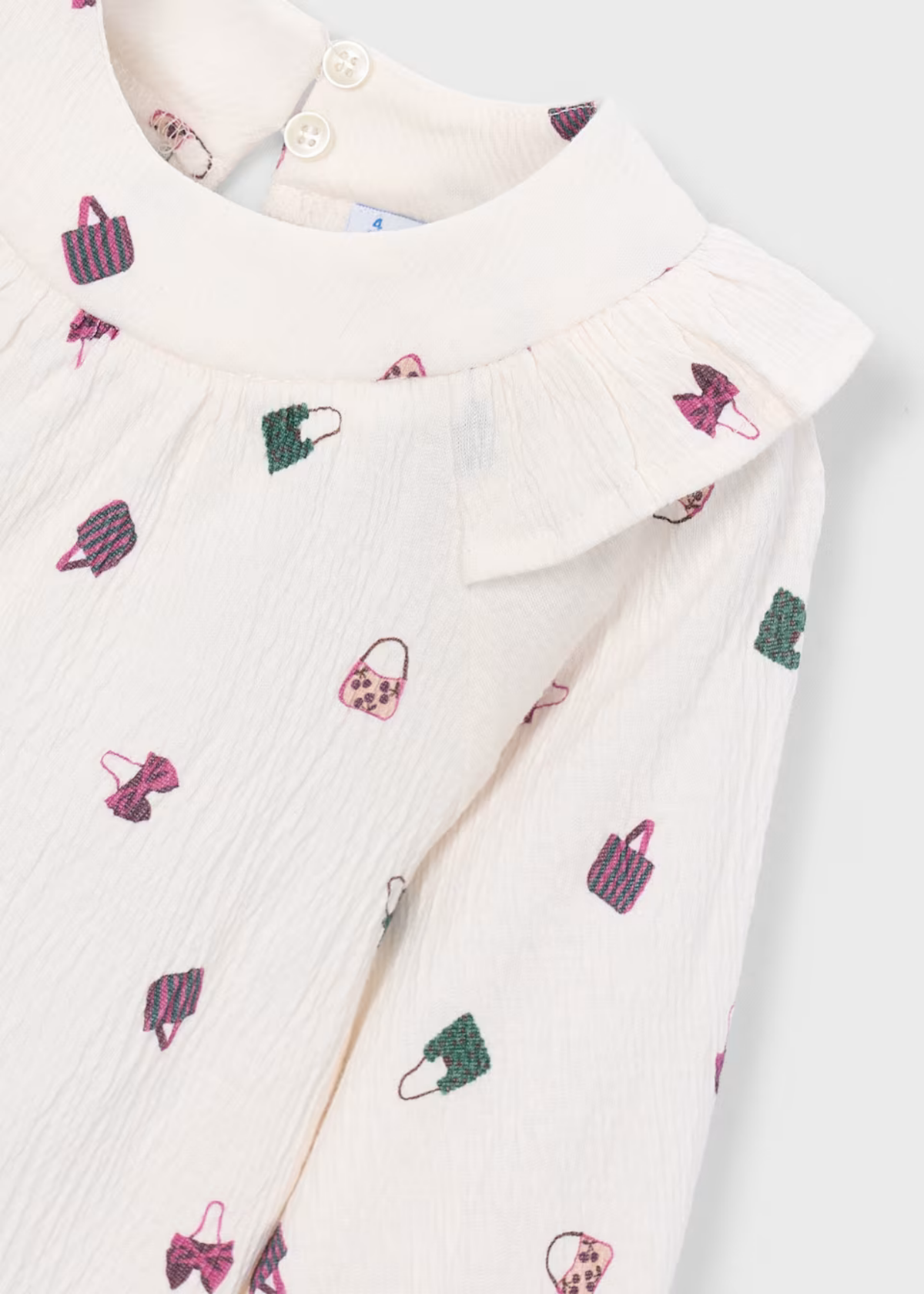 Blusa Bambula Estampado Crudo