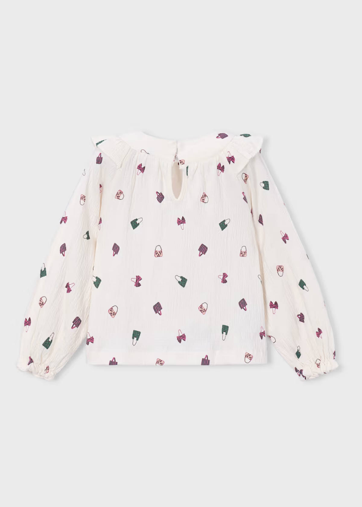 Blusa Bambula Estampado Crudo