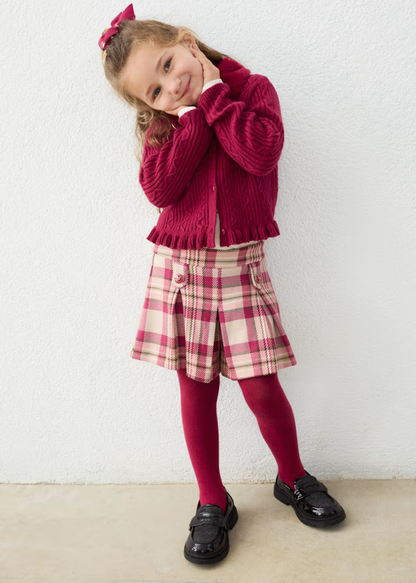 Shorts Cuadros Framboise