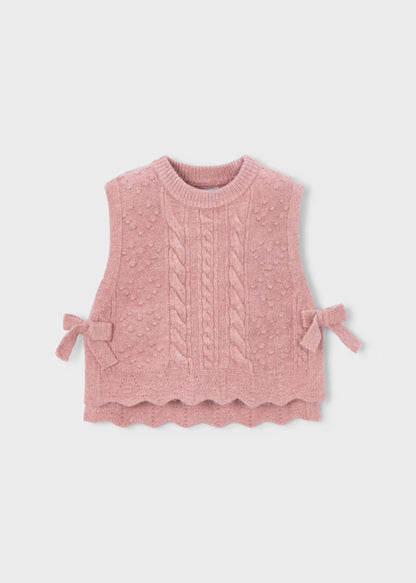Chaleco Tejido Lazos