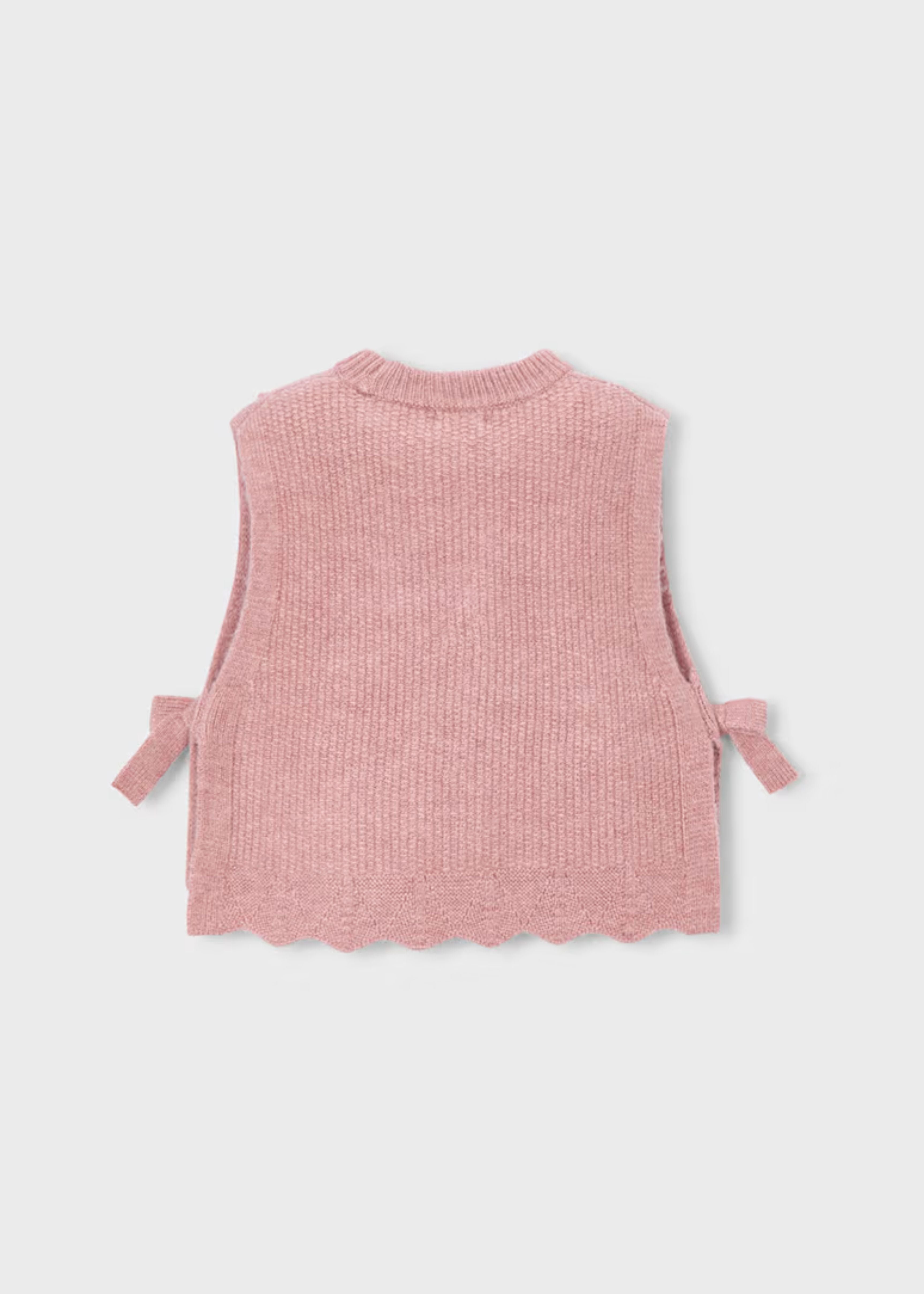 Chaleco Tejido Lazos