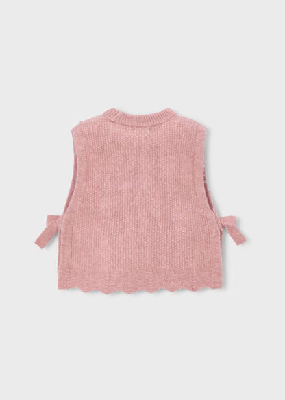 Chaleco Tejido Lazos