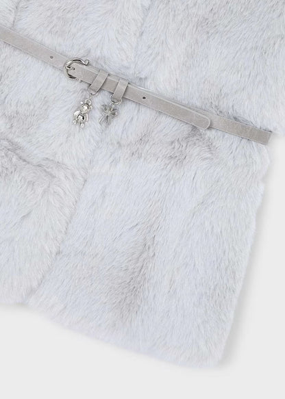 Chaleco Pelo Cinturón Charms