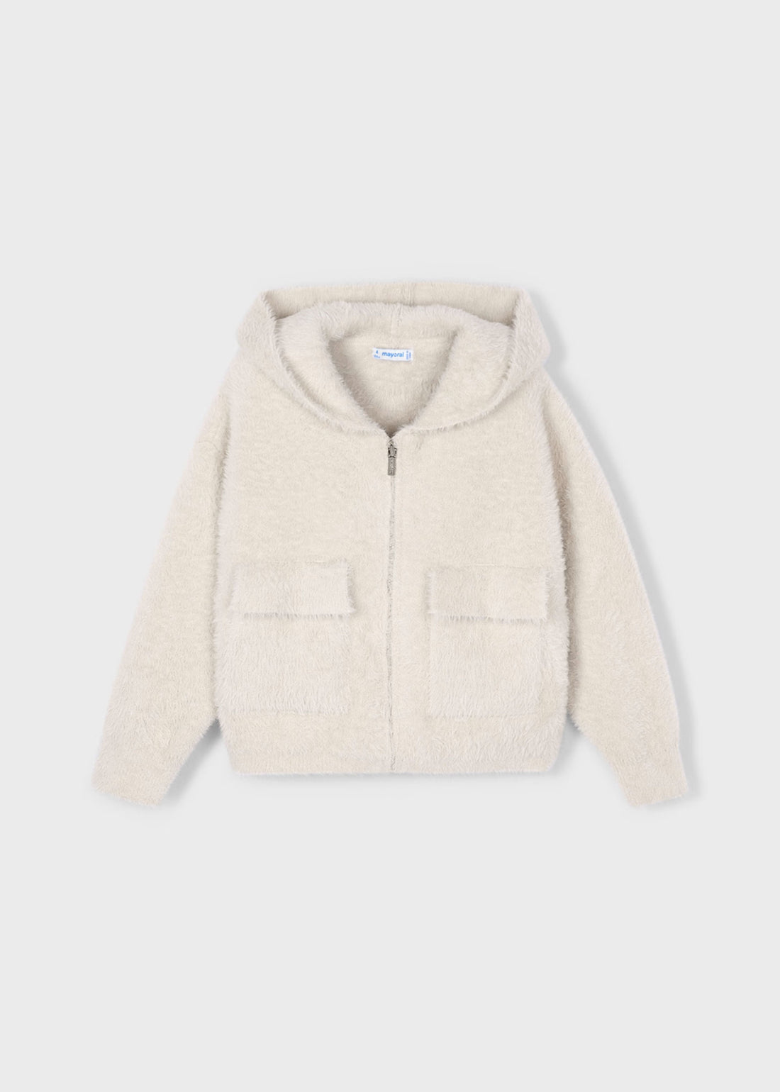 Chaqueta Hooded Pelo Almendra