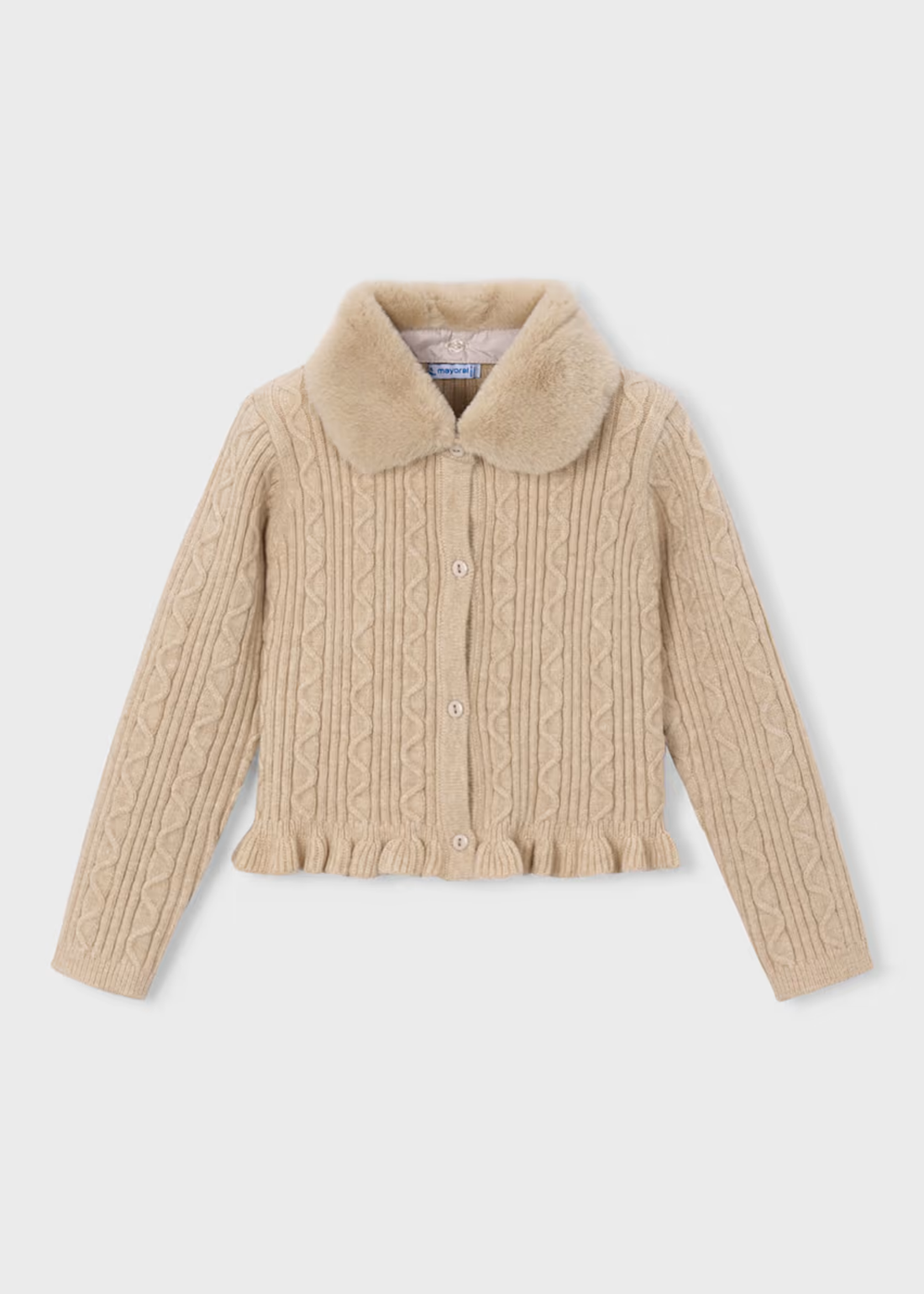 Sweater Tejido Cuello Pelo Quinoa