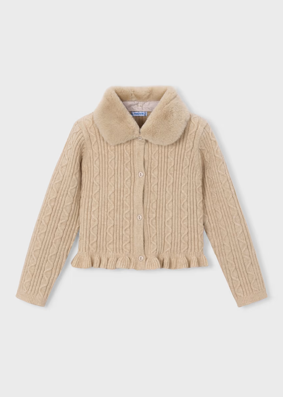 Sweater Tejido Cuello Pelo Quinoa