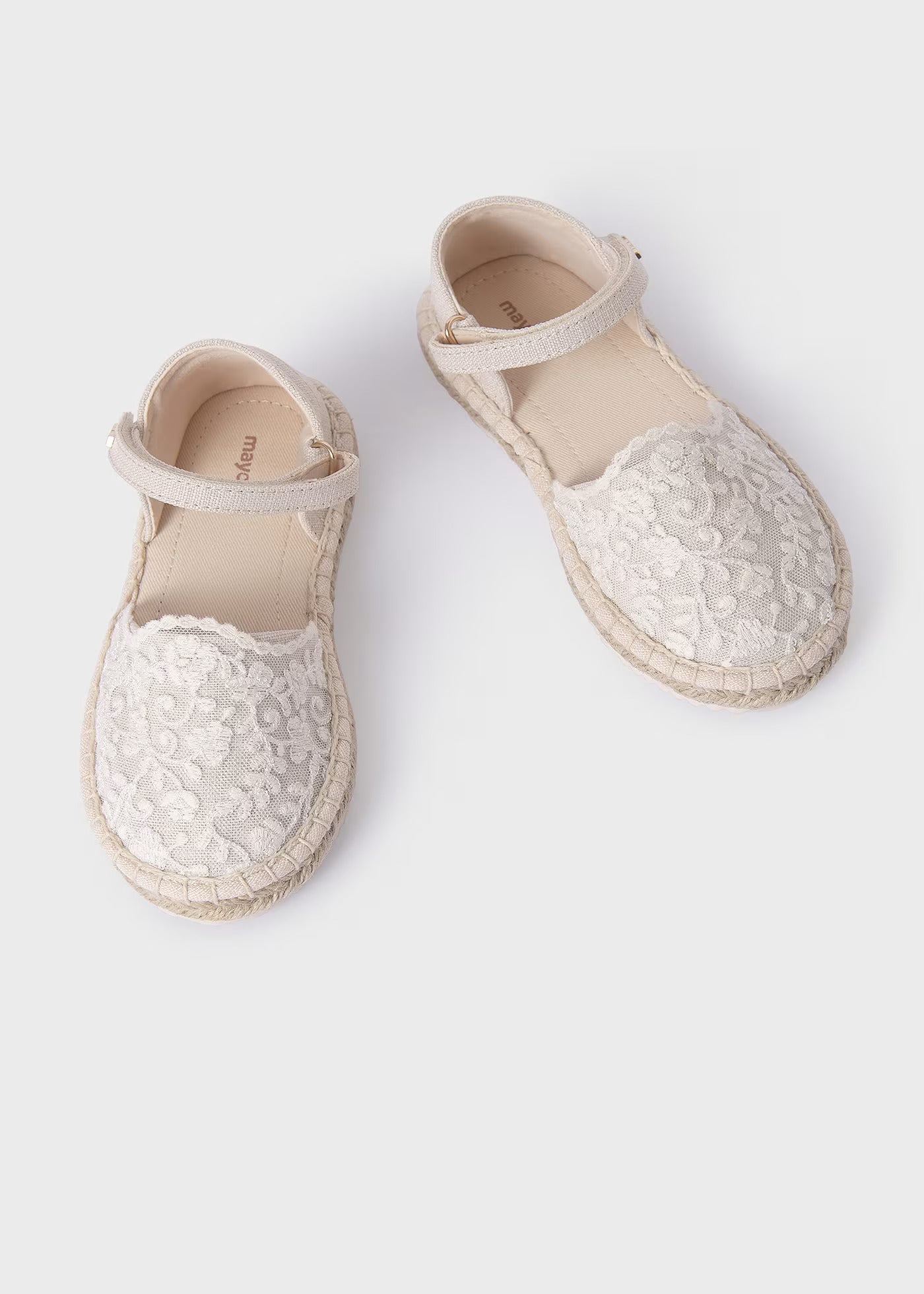 Sandalias Yute Encaje Niña