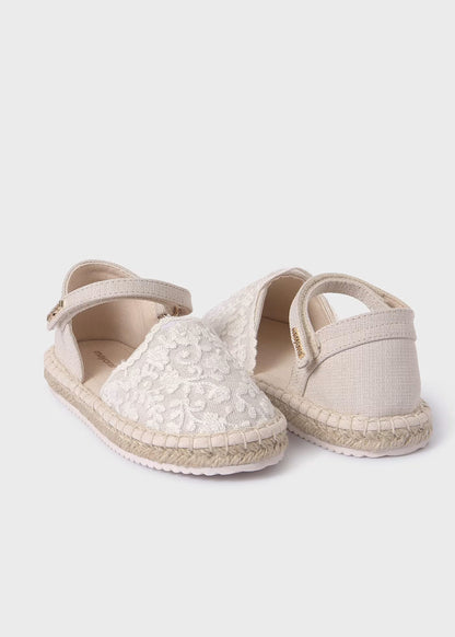 Sandalias Yute Encaje Niña