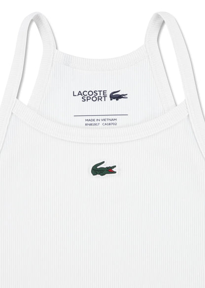 Top Blanco Lacoste Contrastes