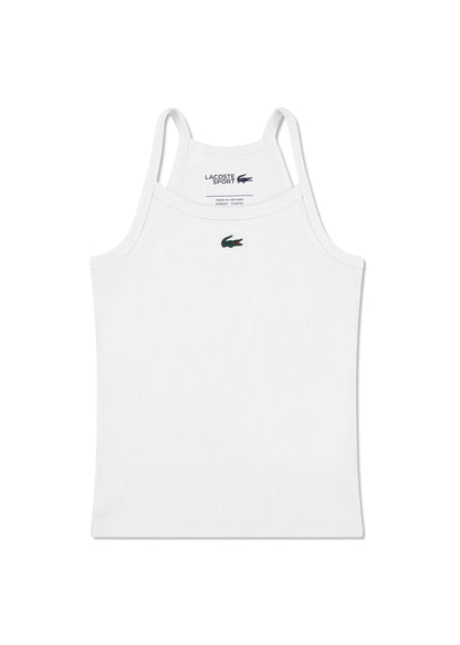 Top Blanco Lacoste Contrastes