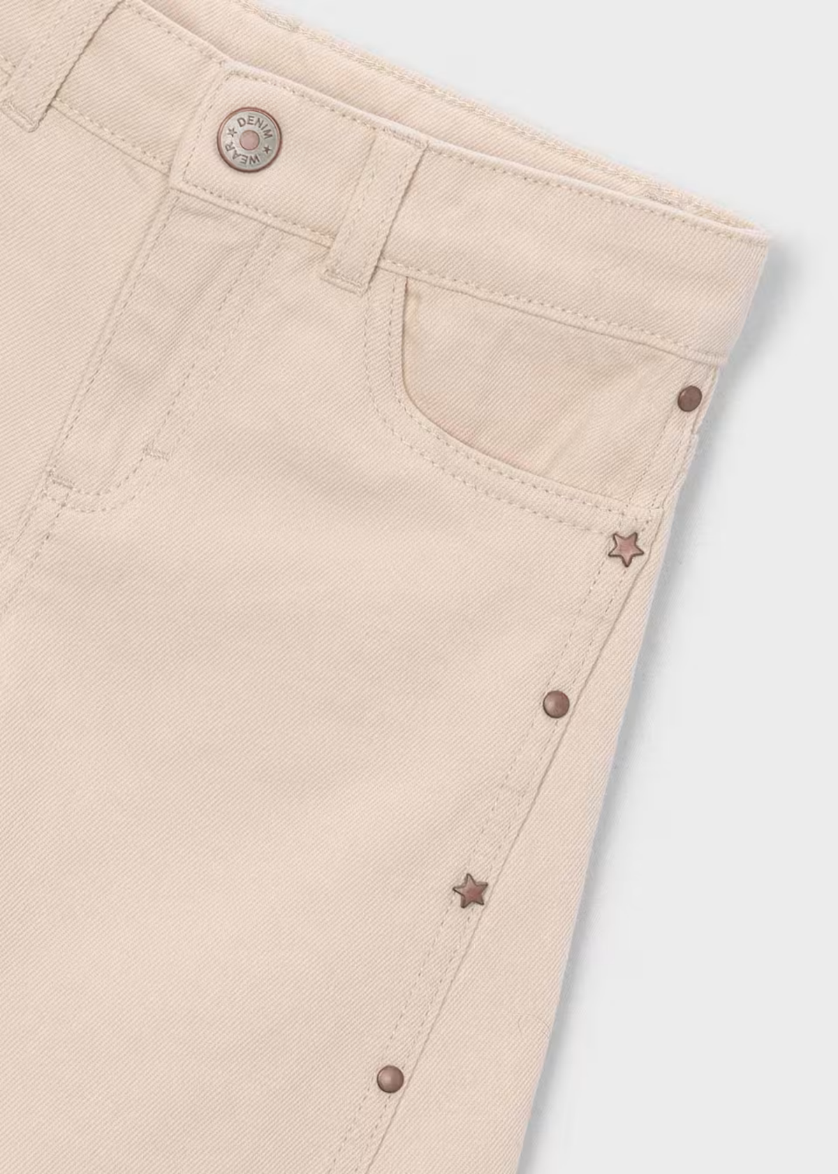 Pantalón Sarga Remaches Tofu