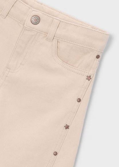 Pantalón Sarga Remaches Tofu