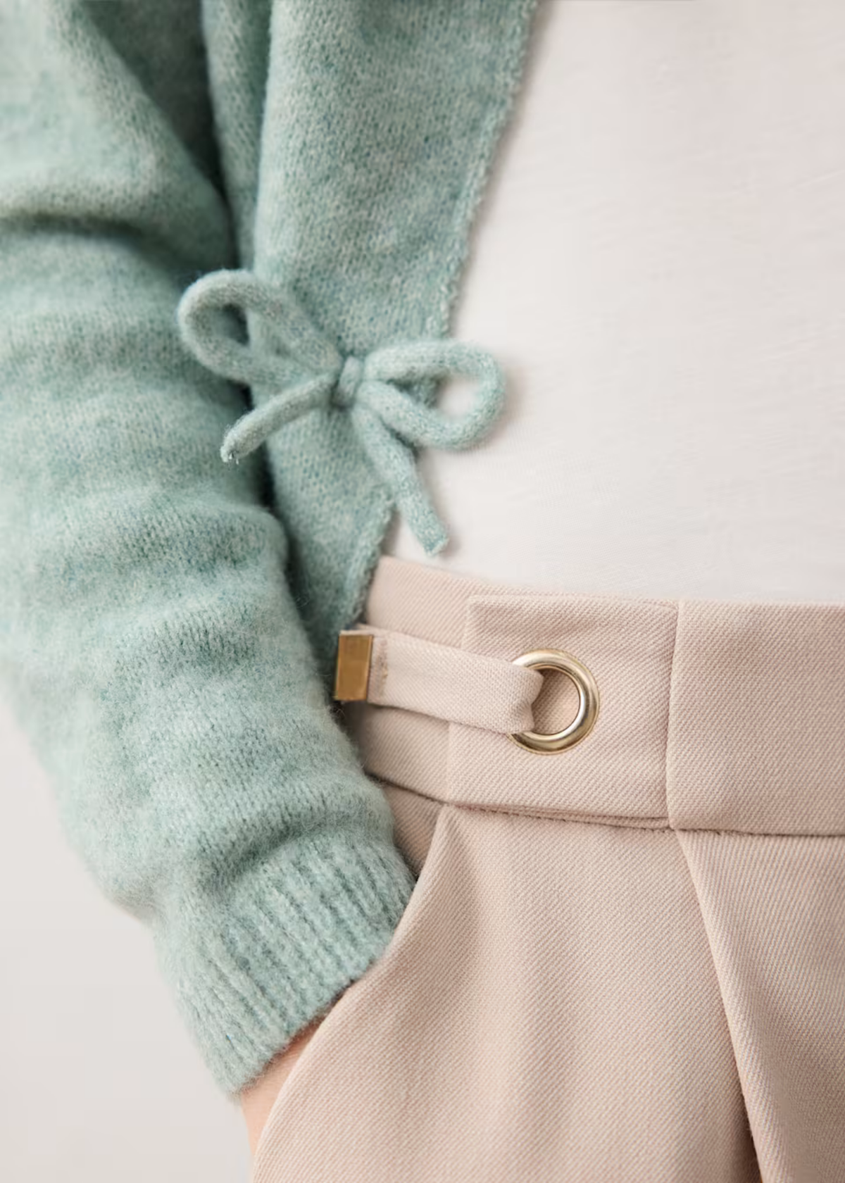 Pantalón Pinza Avellana