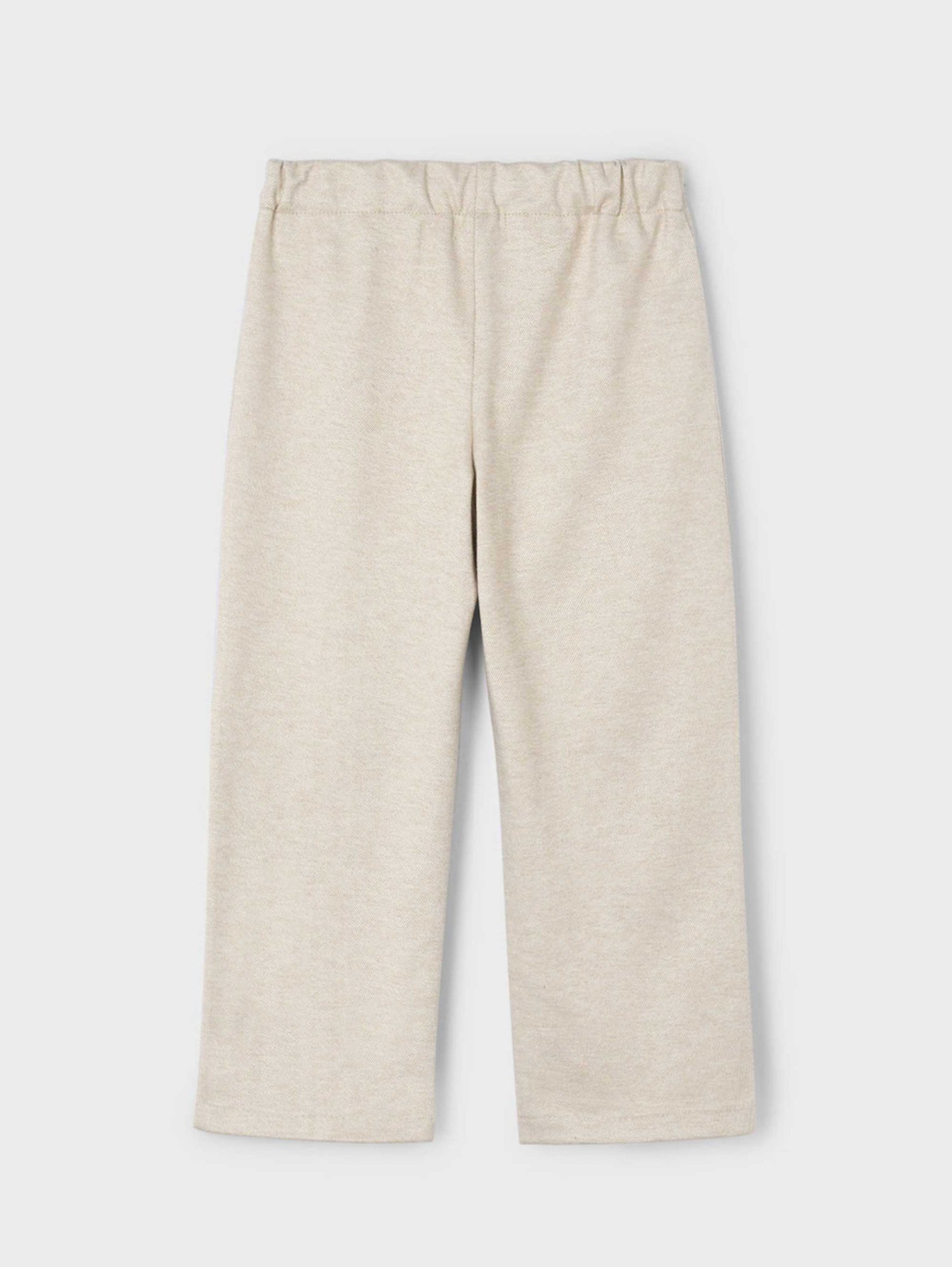 Pantalón Punto Beige Pinzas