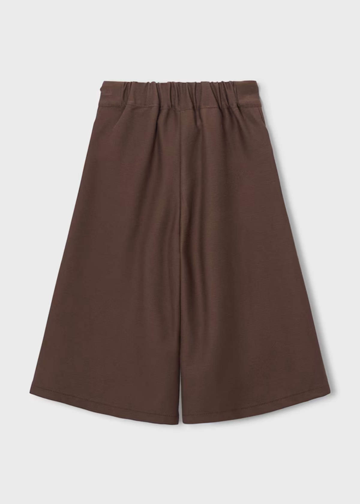 Falda Pantalón Midi Café