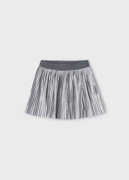 Falda Plisada Silver