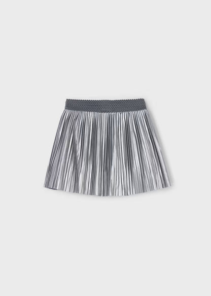 Falda Plisada Silver