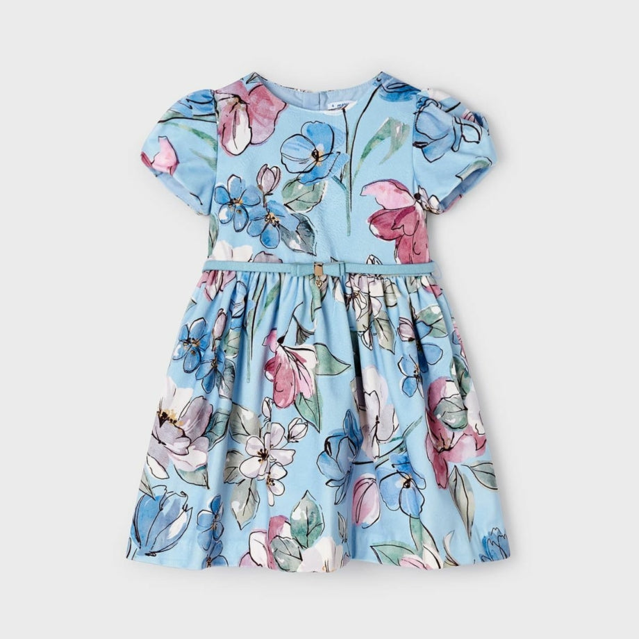 Vestido Terciopelo Estampado Bluebell Niña