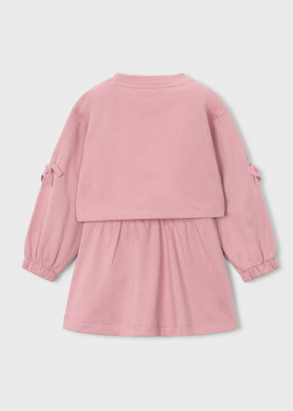Vestido Felpa Winter Hat Rosa Pastel