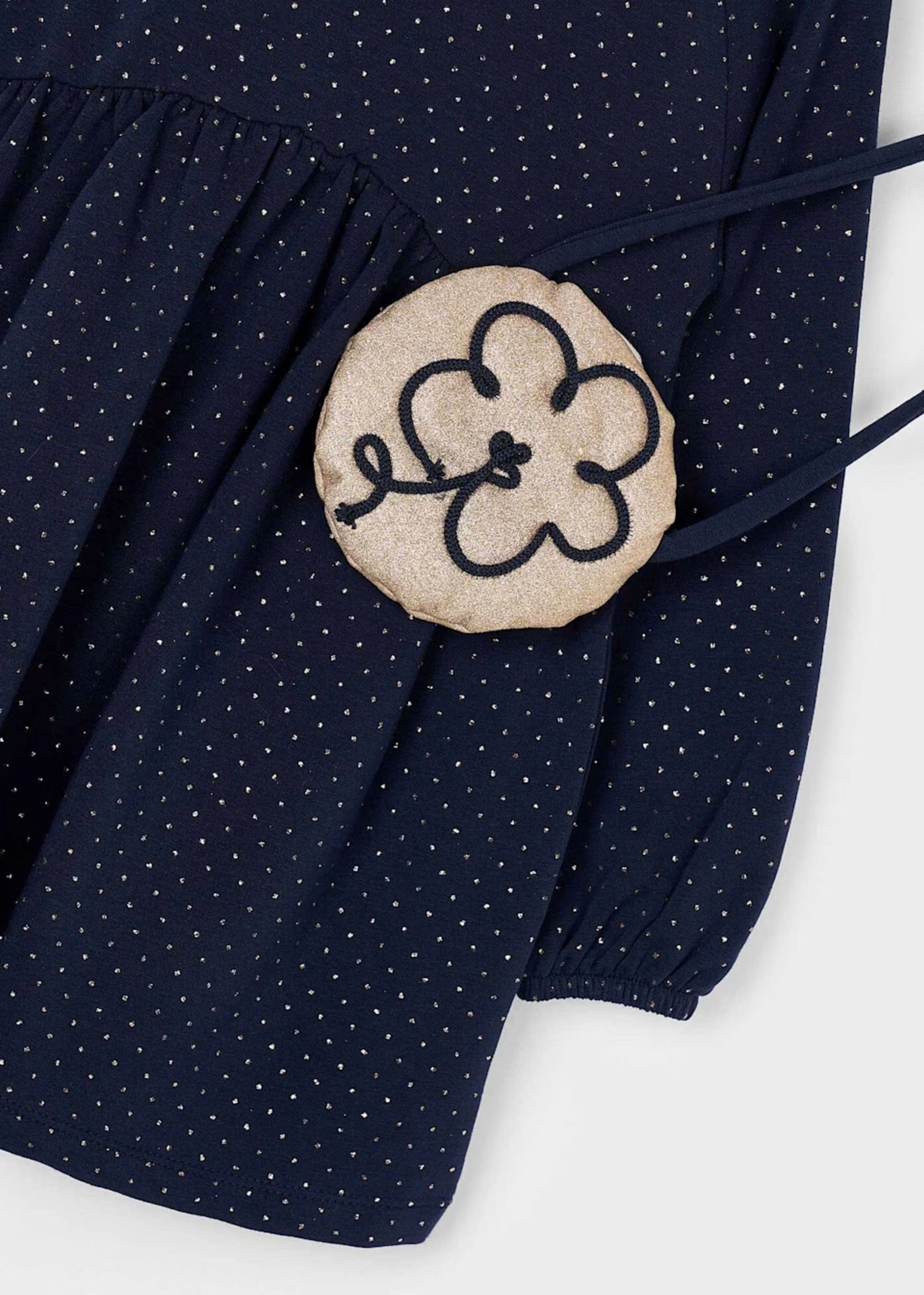Vestido Studs Marino - Mini Cartera