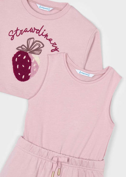 Conjunto Buzo Strawberry | Falda