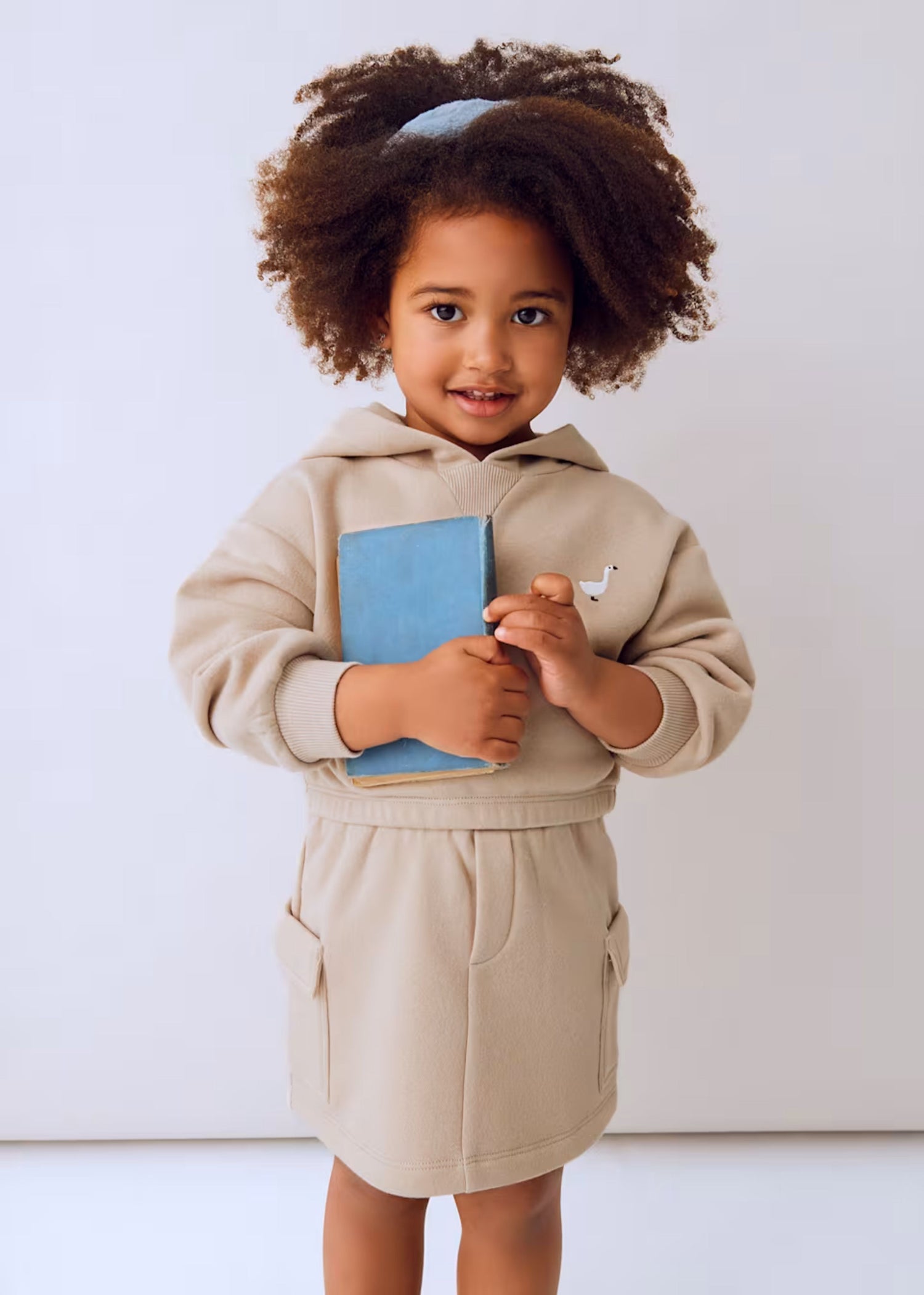 Conjunto Buzo Hooded Falda Cargo