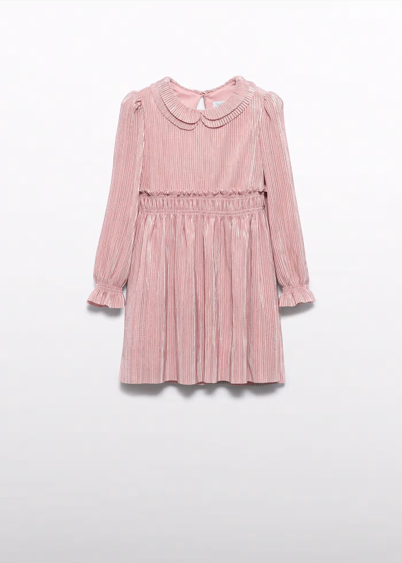 Vestido Punto Plisado Pétalo