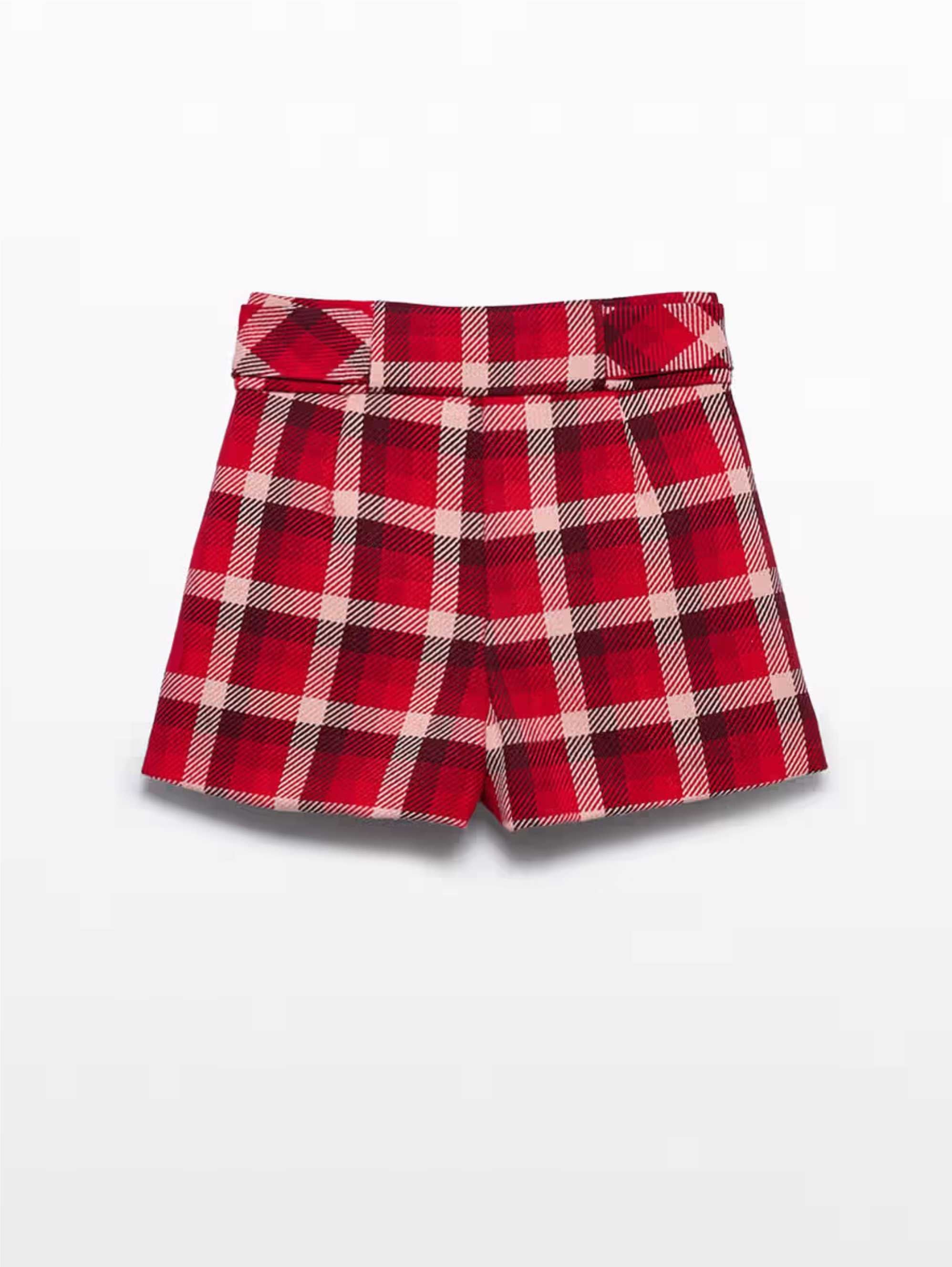 Short Tartán Rojo