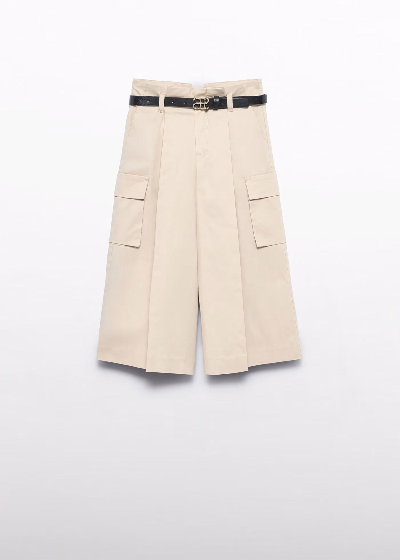 Pantalón Culotte Cargo Avena