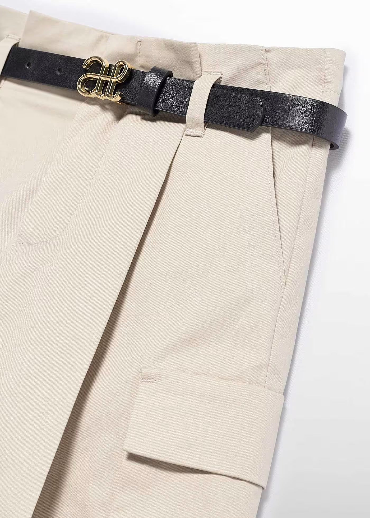 Pantalón Culotte Cargo Avena