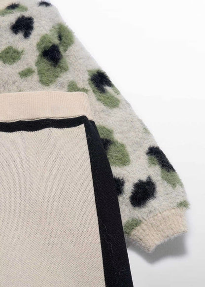 Set Sweater Animal Print &amp; Pantalón