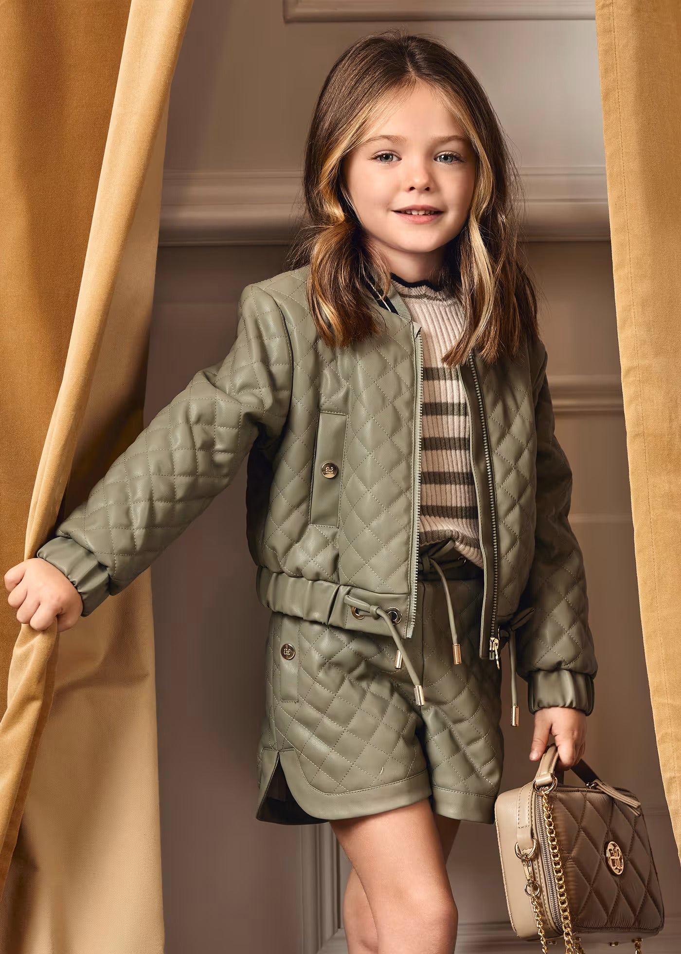 Chaqueta Polipiel Acolchada