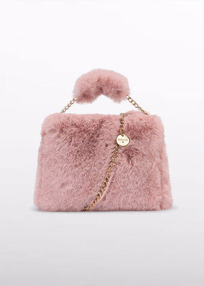 Cartera Pelo Cadena Gold