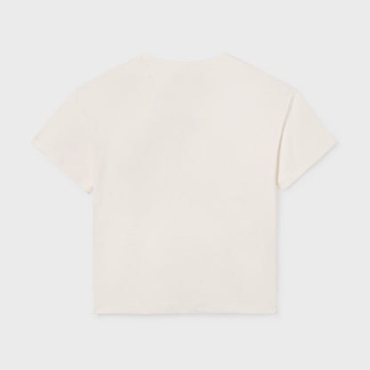Camiseta Cowboy Girl Marfil