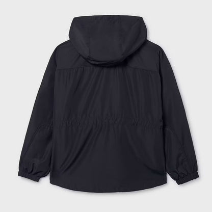 Cortavientos Hooded Negro