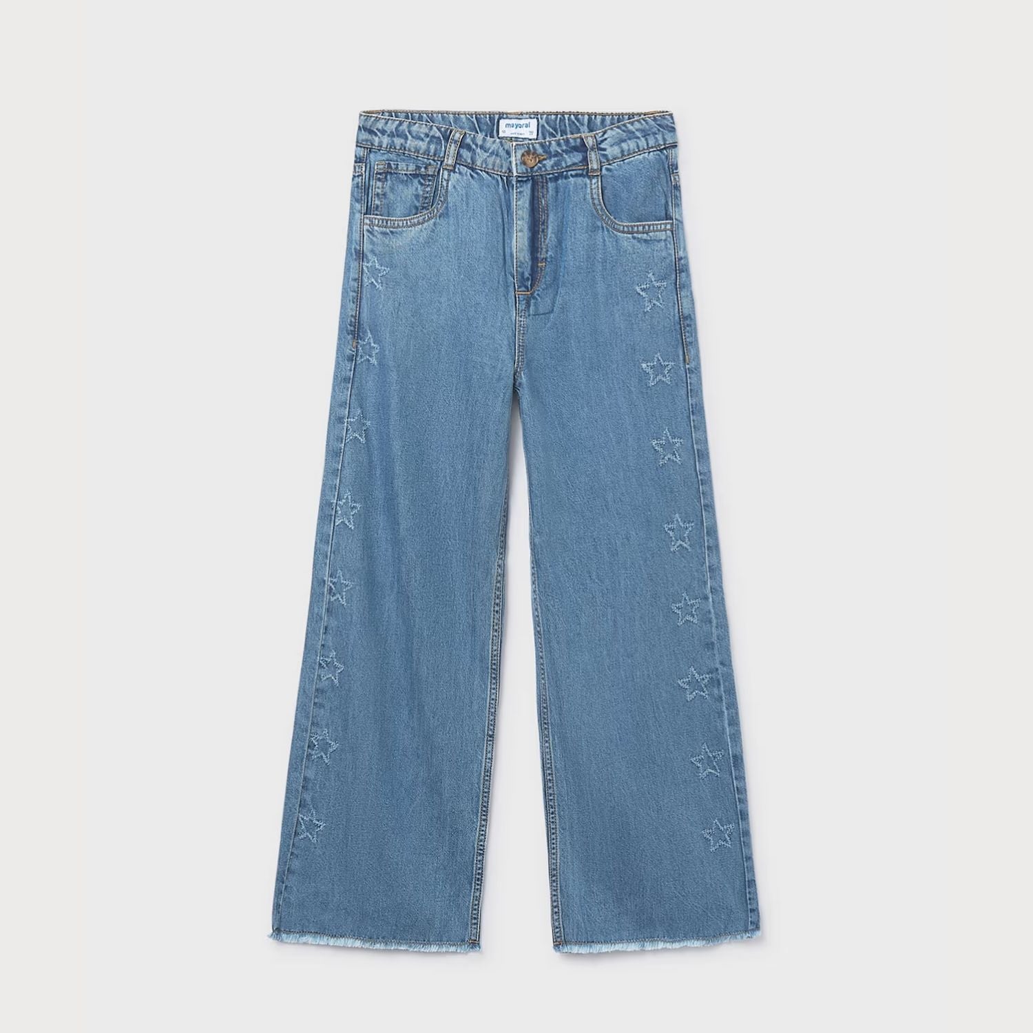 Jeans Wide Leg Fluido Stars