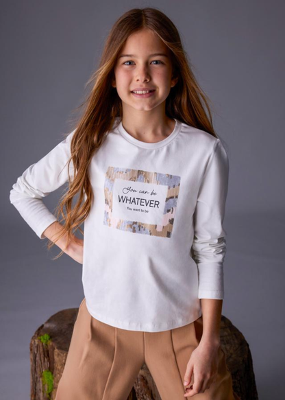 Camiseta Básica Nata