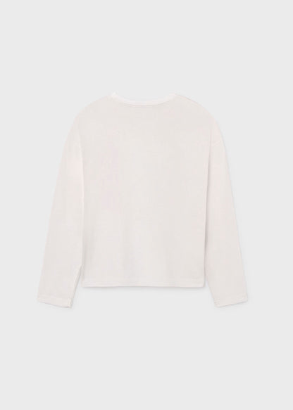 Camiseta Letras Relieve