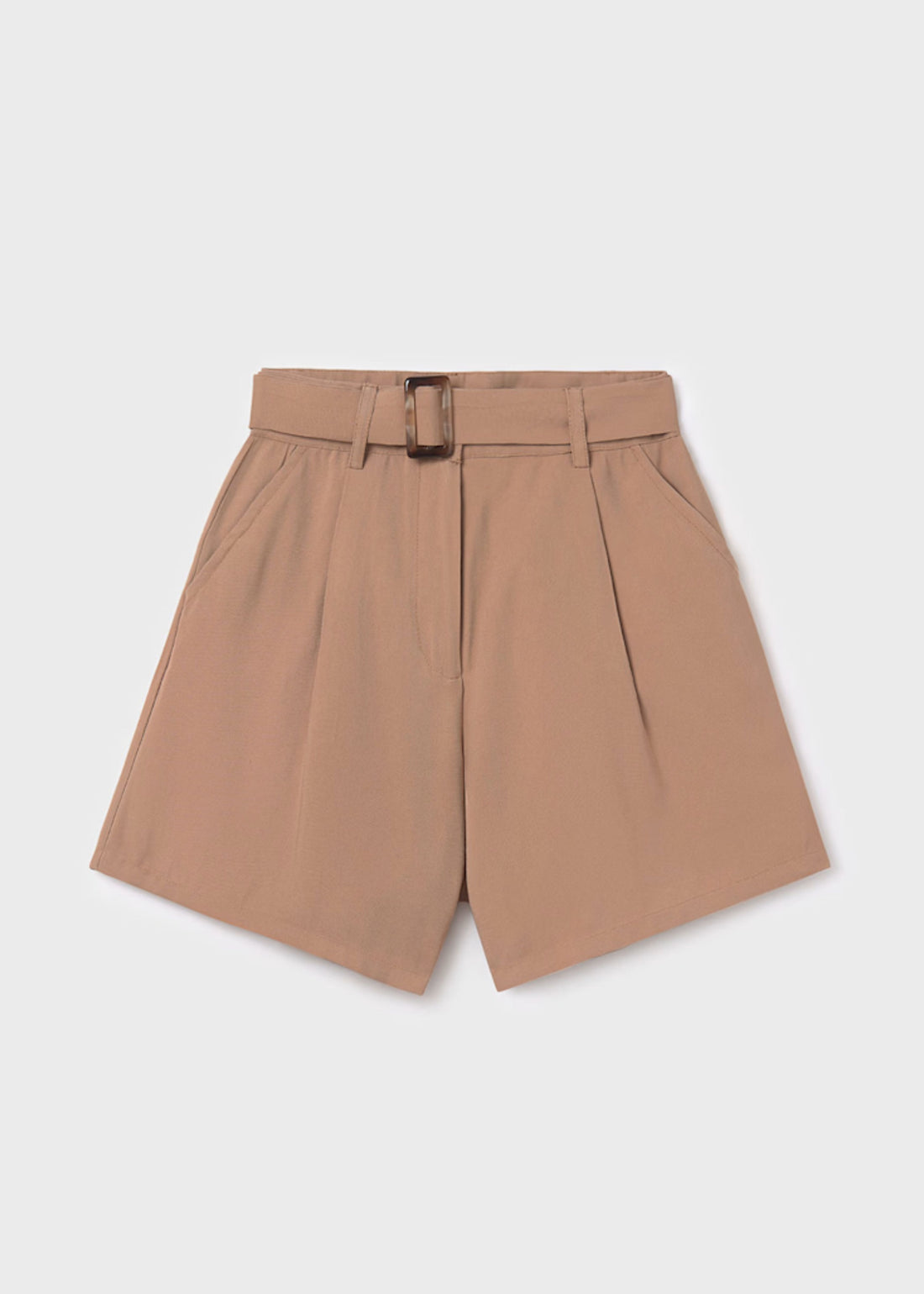 Short Cinturón Cámel
