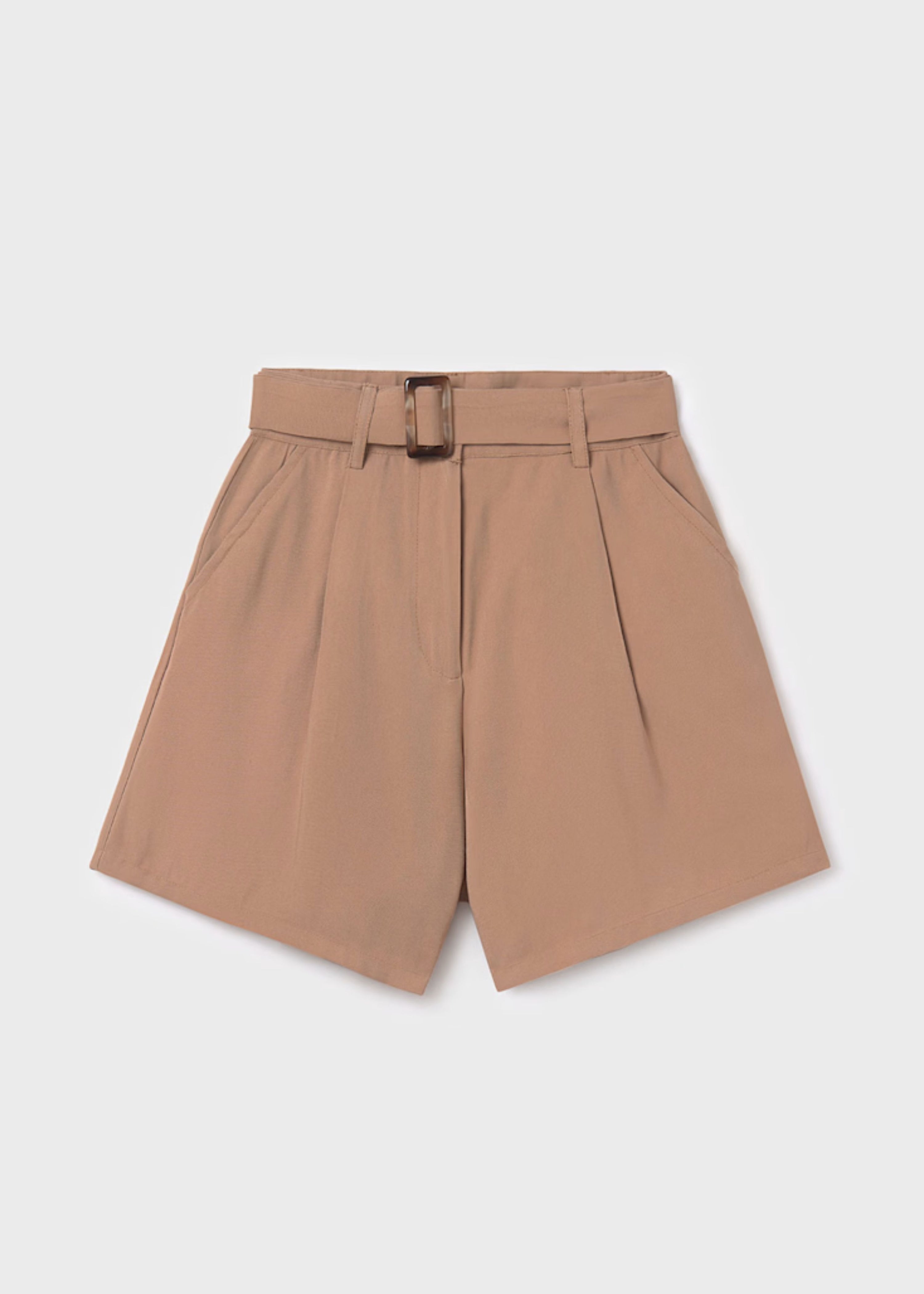 Short Cinturón Cámel