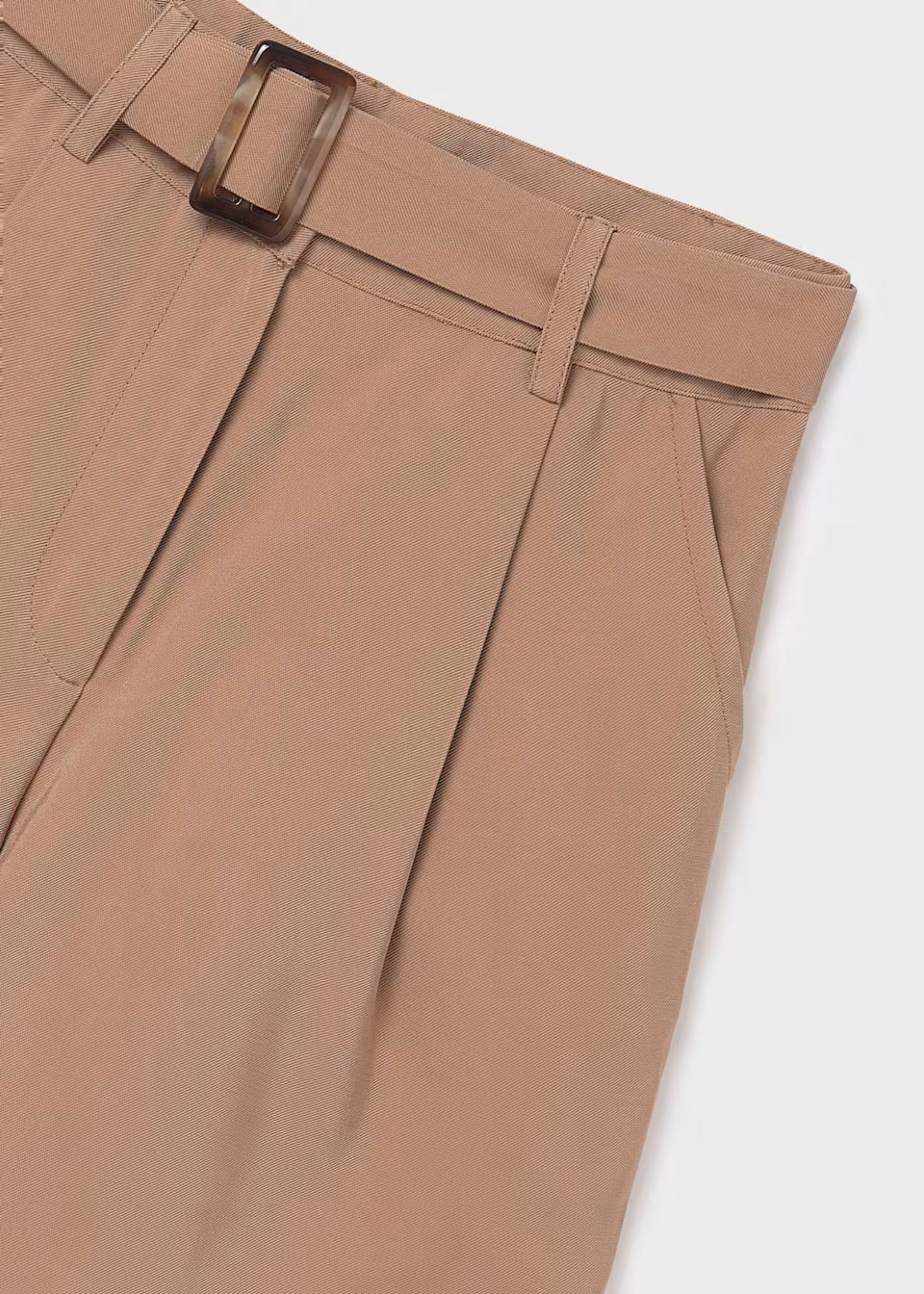 Short Cinturón Cámel