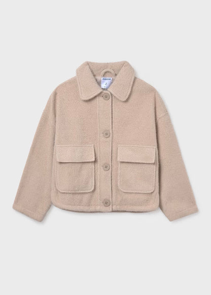 Abrigo Punto Pelo Arena