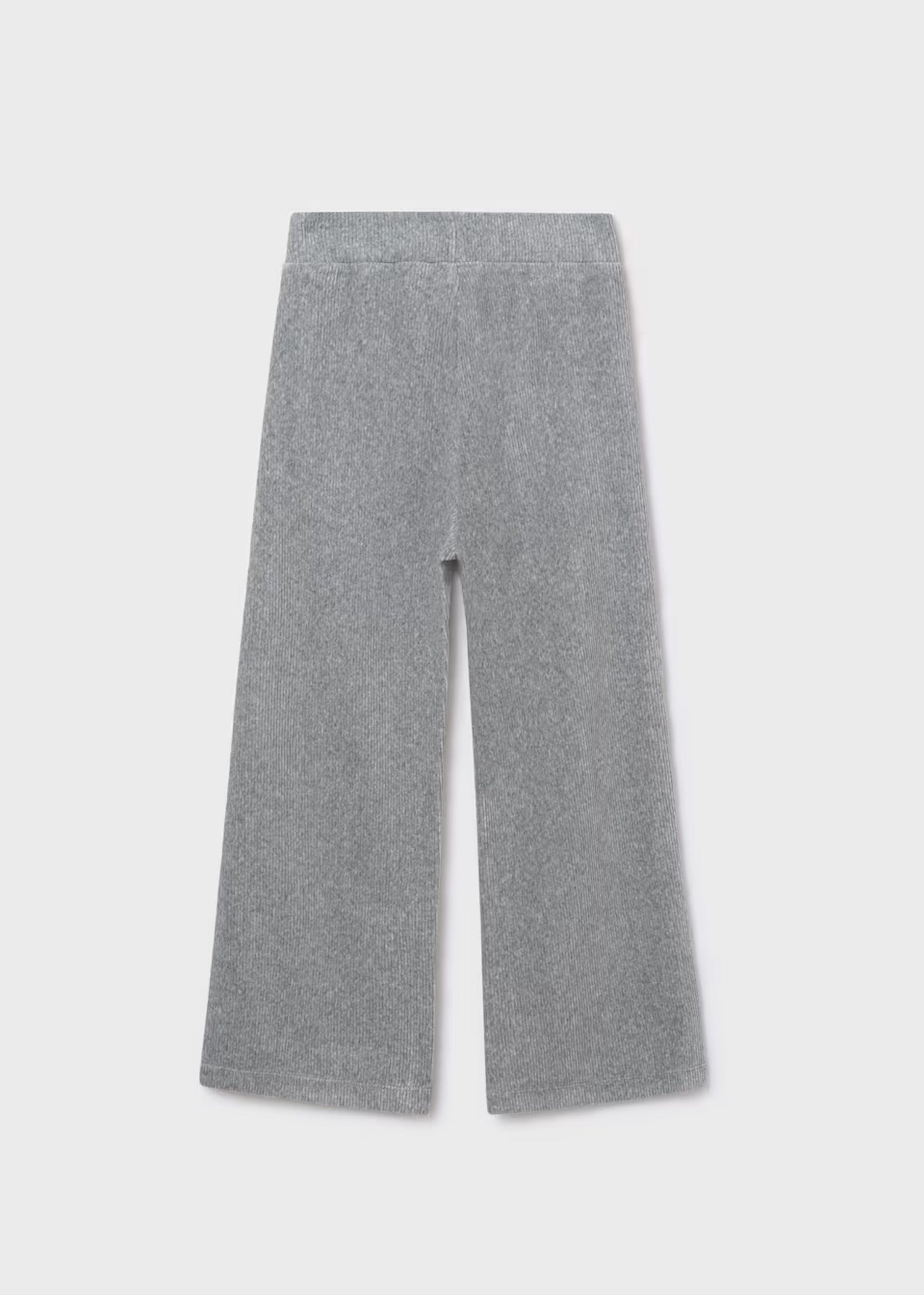 Pantalón Flared Pana Plata