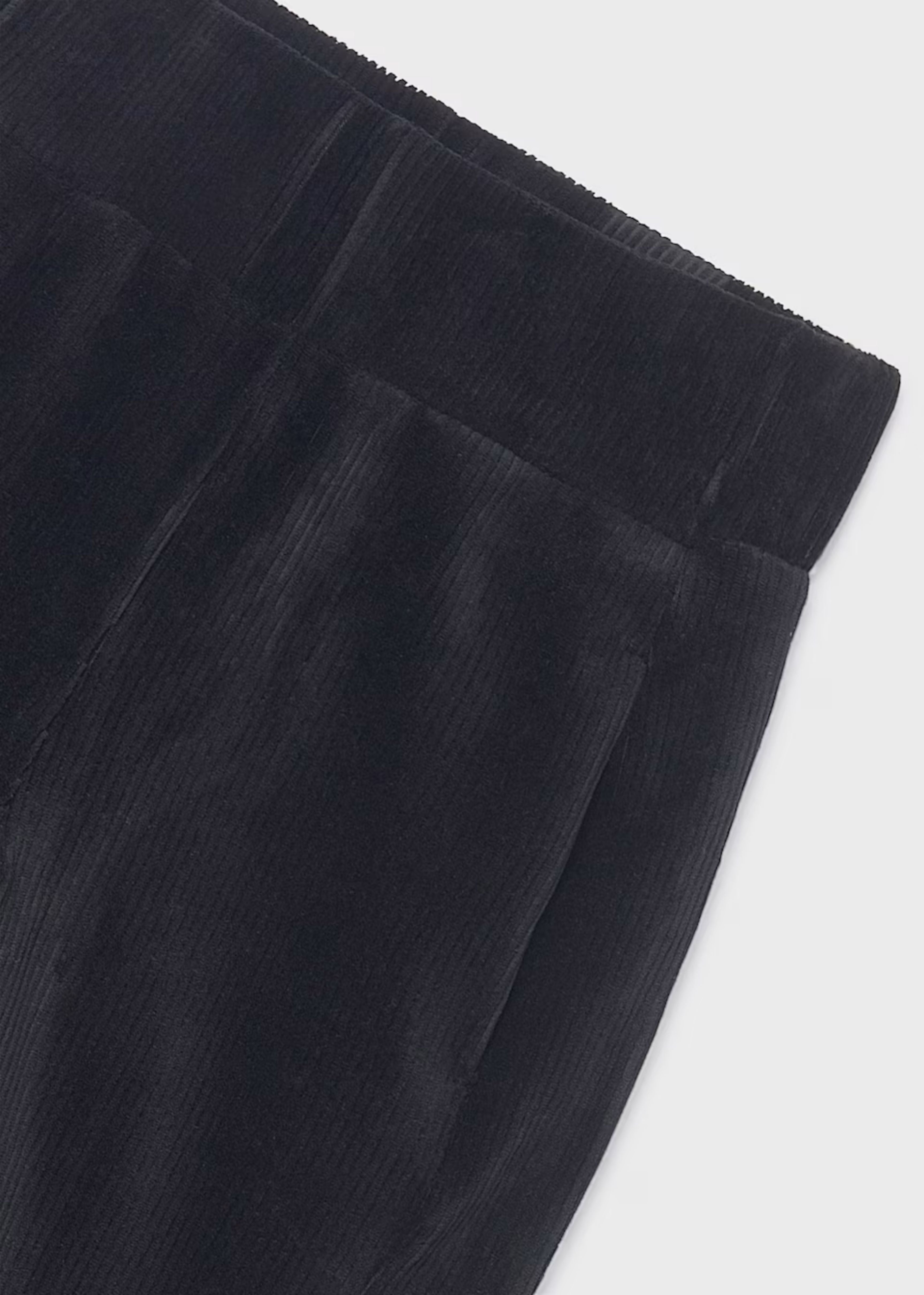 Pantalón Flared Pana Negro