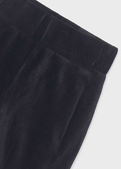 Pantalón Flared Pana Negro
