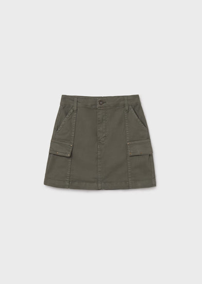 Falda Cargo Oliva