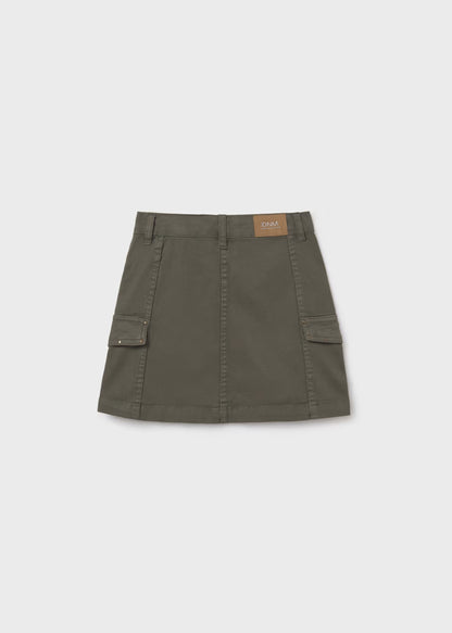 Falda Cargo Oliva